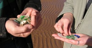 Sea Glass in hands